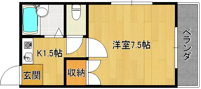 サンビレッジ須山の間取り
