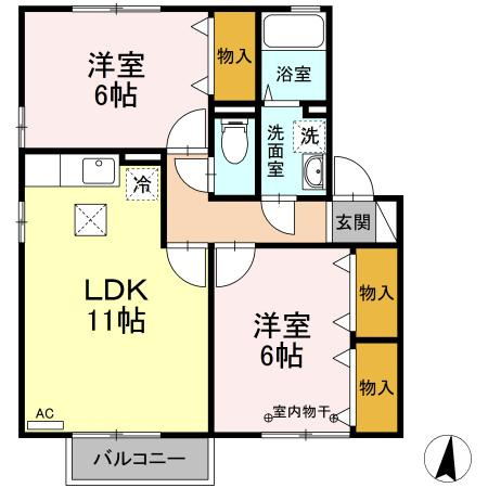 ベルハイムの間取り