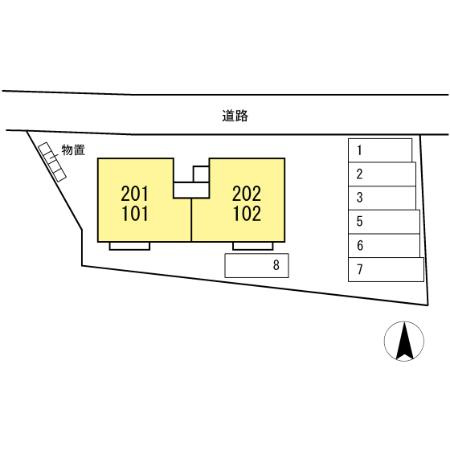 ベルハイムの区画図