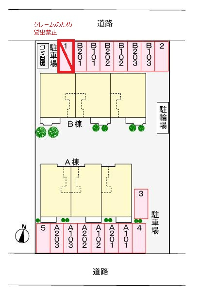 ファインステージAの区画図