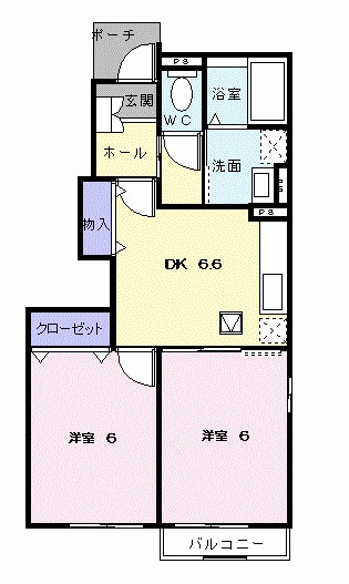 ファインステージAの間取り