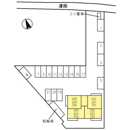 【区画図】 | D-room新在家