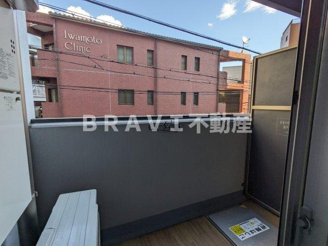 エスリード大阪城アクシス BRAVI不動産のバルコニー|【エスリード大阪城アクシス】開放的で明るい空間を演出してくれるバルコニーです
