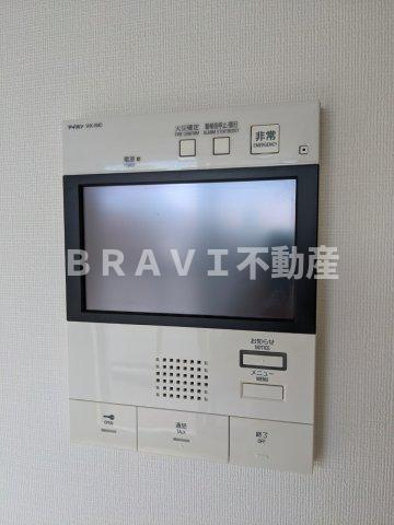 エスリード大阪城アクシス BRAVI不動産のセキュリティ|【エスリード大阪城アクシス】モニター付きインターホン