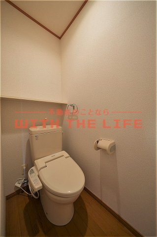  アイビーコート12の月【キャッシュバック対象物件】のトイレ|落ち着いたトイレです