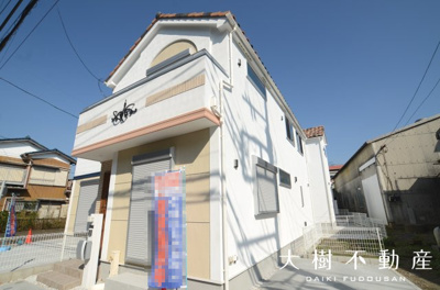 【外観】 | 綾瀬市上土棚中2丁目 新築戸建て 全5棟　【仲介手数料無料】 | 建物完成しました！！内見可能です♪