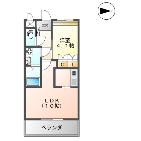 パルジェ・Ｍの間取り