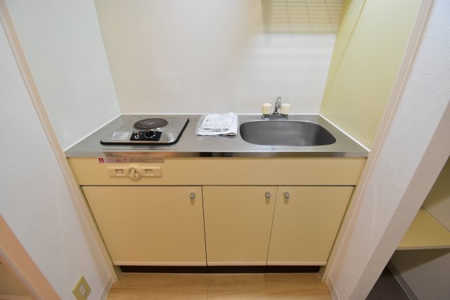 グランソシエ浪速IIのキッチン