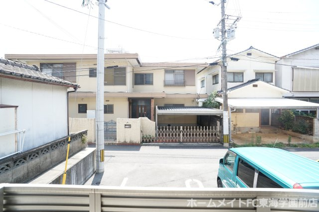熊本市中央区内坪井町のアパートの展望