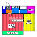 【間取り】 | Ｄ－ｒｏｏｍ五十川の間取り