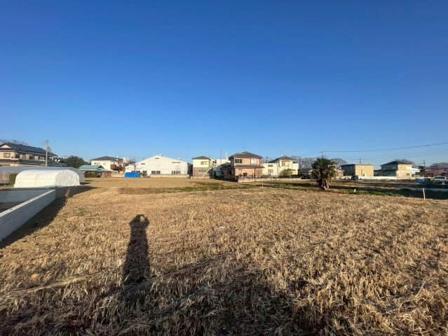 越谷市東町５丁目の売地の外観|現地（2026年1月）撮影　
日当たり良好です♪