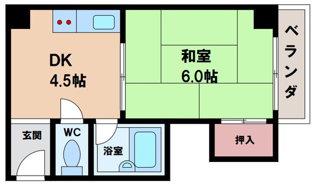 【間取り】 | メゾン浪速
