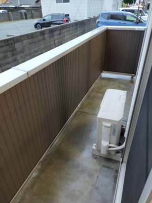 【バルコニー】 | コージーコート東新川 | 広々としたバルコニーです