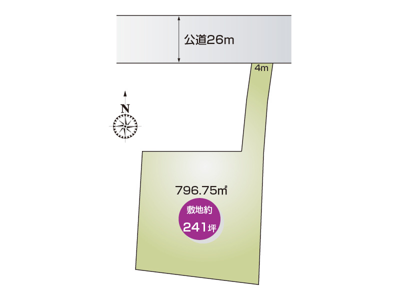 栃木市岩舟町静　区画図