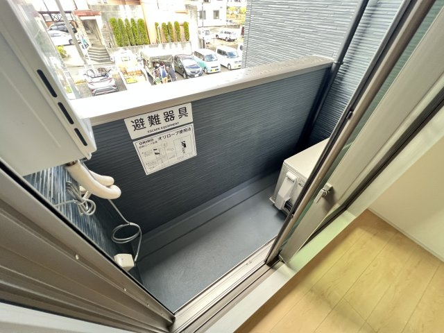 グランシーズ天王台のバルコニー