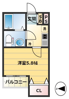グランシーズ天王台の間取り