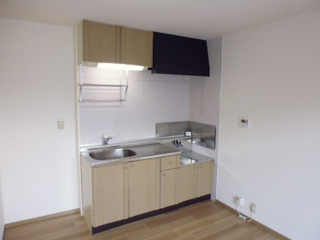 レイモンドサンヴィレッジＤのキッチン|ガスコンロ設置可