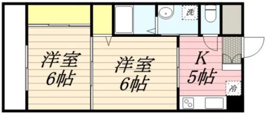 ルネッサンス21久留米六ツ門【キャッシュバック対象物件】の間取り