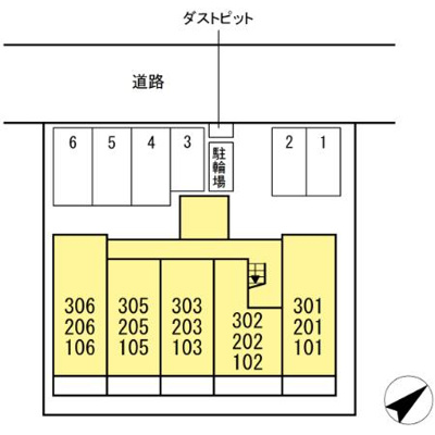 【区画図】 | ディーシャンブル鵜の森