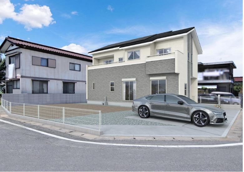 高崎市新町（全1棟）1号棟の外観パース