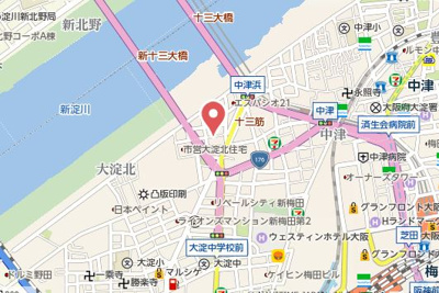 【地図】 | クリスタルグランツうめきた