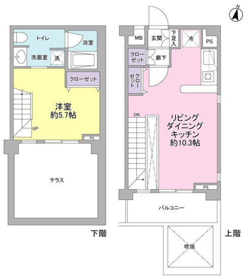 【間取り】 | サンピエス桜新町