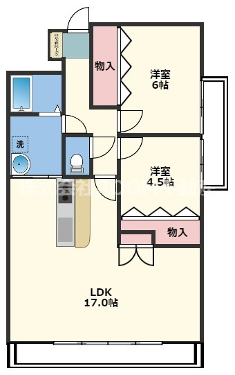 フローリッシュ広呂原の間取り