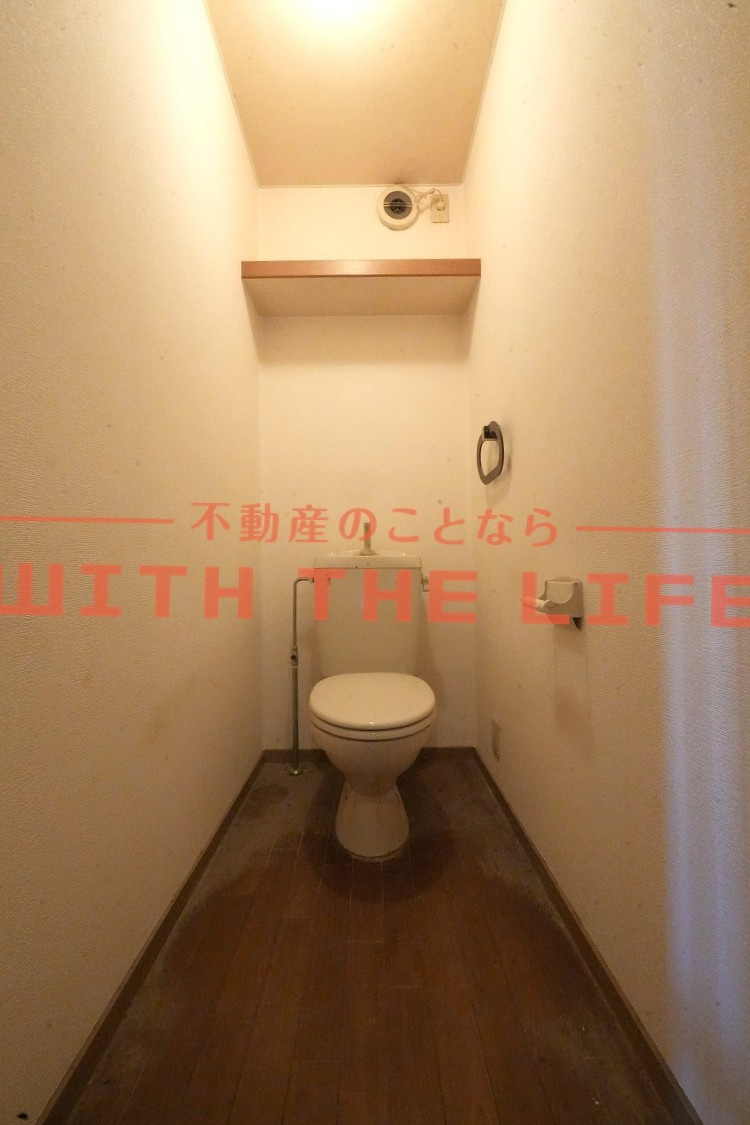 サンガーデン久留米【キャッシュバック対象物件】のトイレ|落ち着いた色調のトイレです