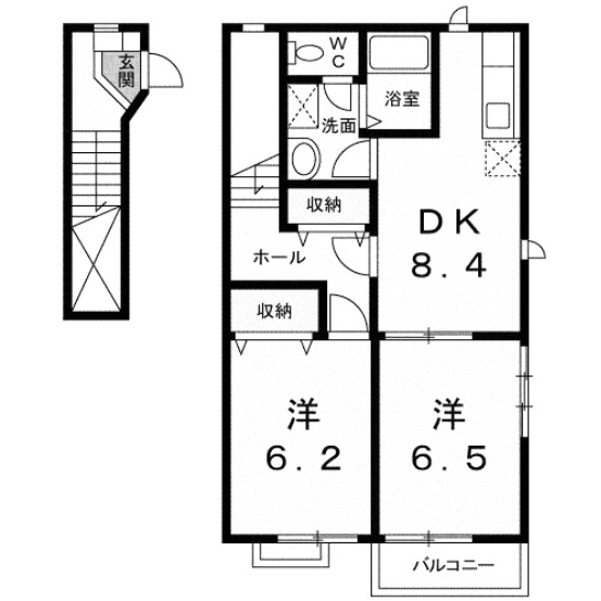 【間取り】 | Ｍ・Ｋマンション　ｐａｒｔⅤ