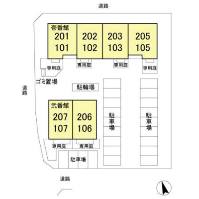 【区画図】 | ソフィアコート壱番館