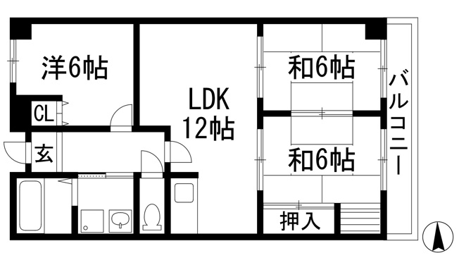 【間取り】 | リジェール宝塚
