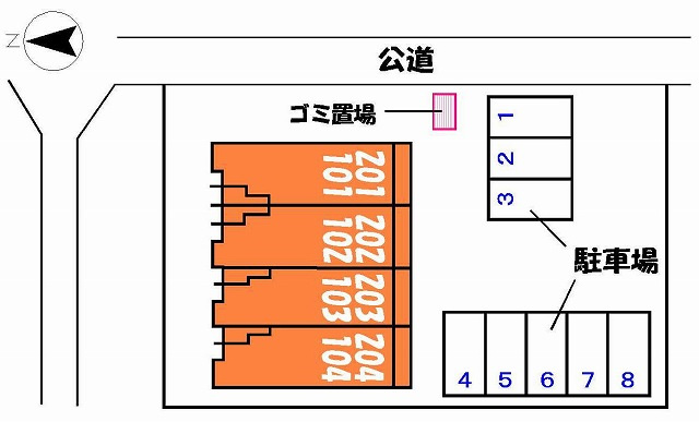 アルカンシェルの区画図