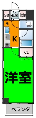 仲介手数料0円レージュ城西の間取り