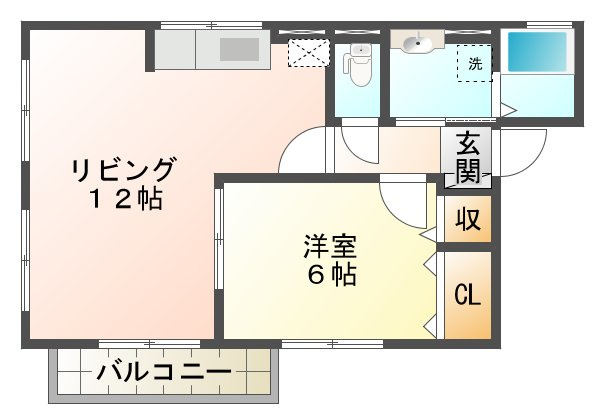 グリチネの間取り