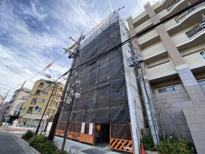 【外観】 | ドゥエリング上新庄 | 落ち着いた雰囲気の外観です