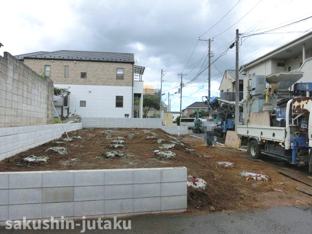浪花町　新築戸建　全２棟の外観|浪花町　新築分譲全２棟　南側公道面