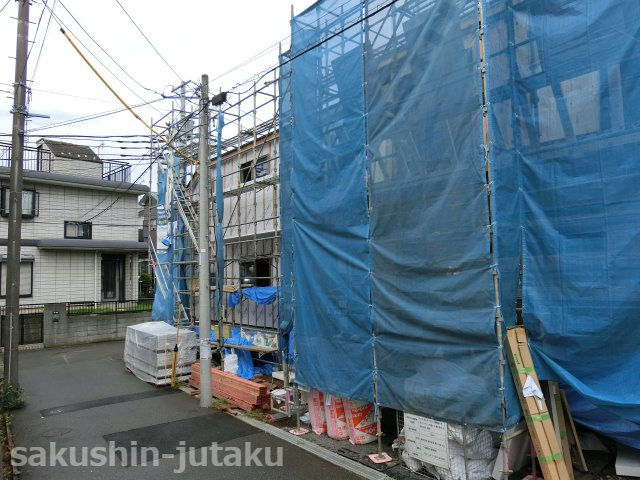 浪花町　新築戸建　全２棟の外観|浪花町　新築分譲全２棟　南側公道面