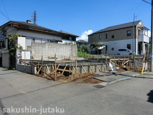 浪花町　新築戸建　全２棟の外観|浪花町　新築分譲全２棟　南側公道面