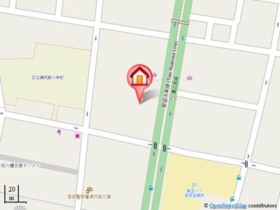 【地図】 | レジディア中延