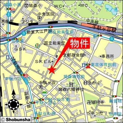 【地図】 | 千駄ヶ谷住宅Ａ