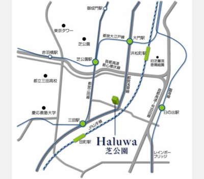 【地図】 | Haluwa芝公園