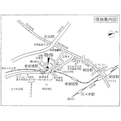【地図】 | 東急ドエル・プレステージ参宮橋