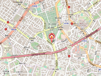 【地図】 | パークビュー西麻布