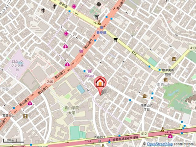 【地図】 | シャトー東洋南青山