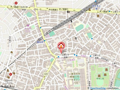【地図】 | ザ・パームス代々木上原ヒルテラス