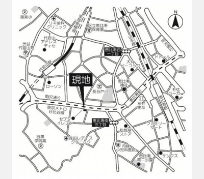 【地図】 | アサンブレ恵比寿