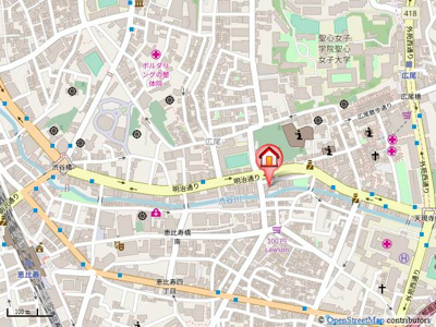 【地図】 | 広尾センターハイツ