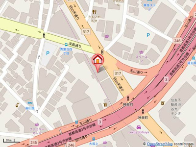 【地図】 | パークハウス渋谷山手
