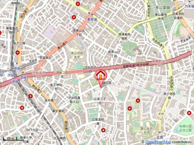 【地図】 | 藤和渋谷常磐松ホームズ