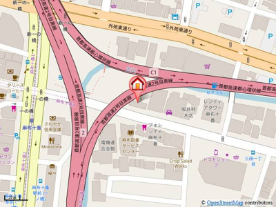 【地図】 | プレミアステージ麻布十番